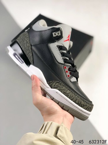 Generation 3 Black and Gray Crackle Basketball Shoes