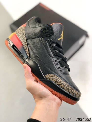 Generation 3 Black and Orange Crackle Basketball Shoes