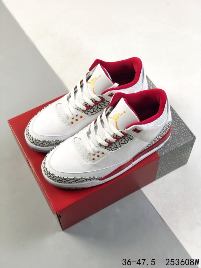 Generation 3 Red and White Crackle Basketball Shoes