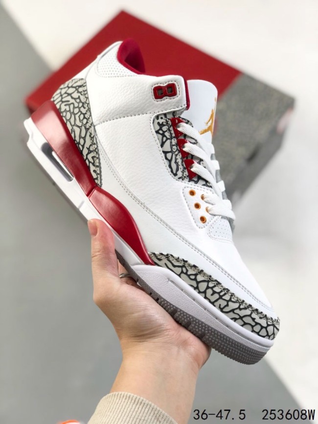 Generation 3 Red and White Crackle Basketball Shoes