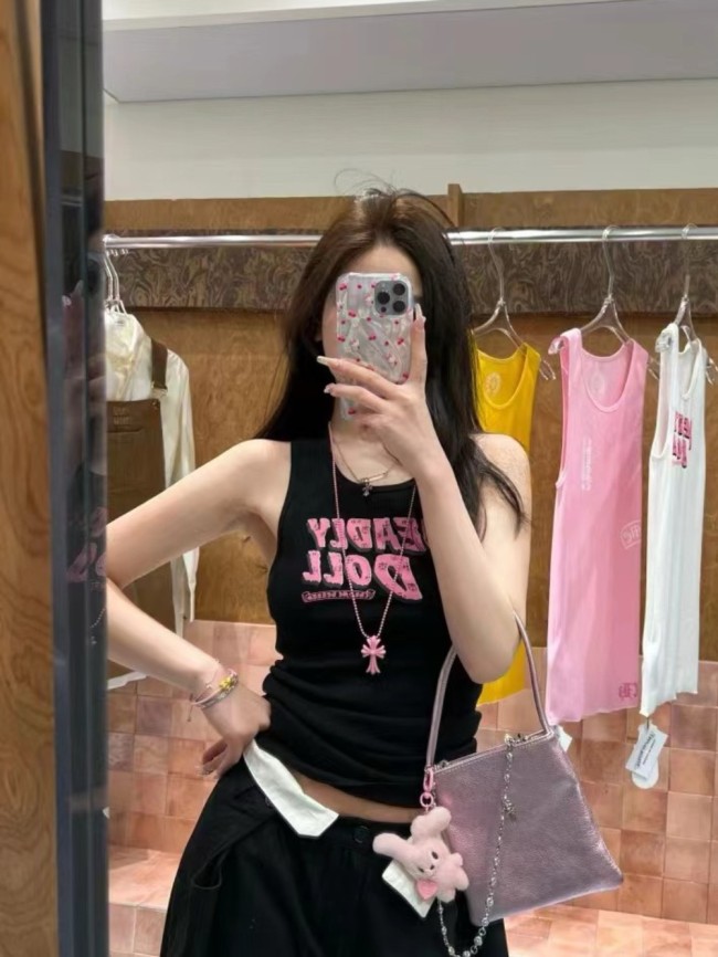1:1 quality version Knit Girls Tank Dress 2 colors for girls