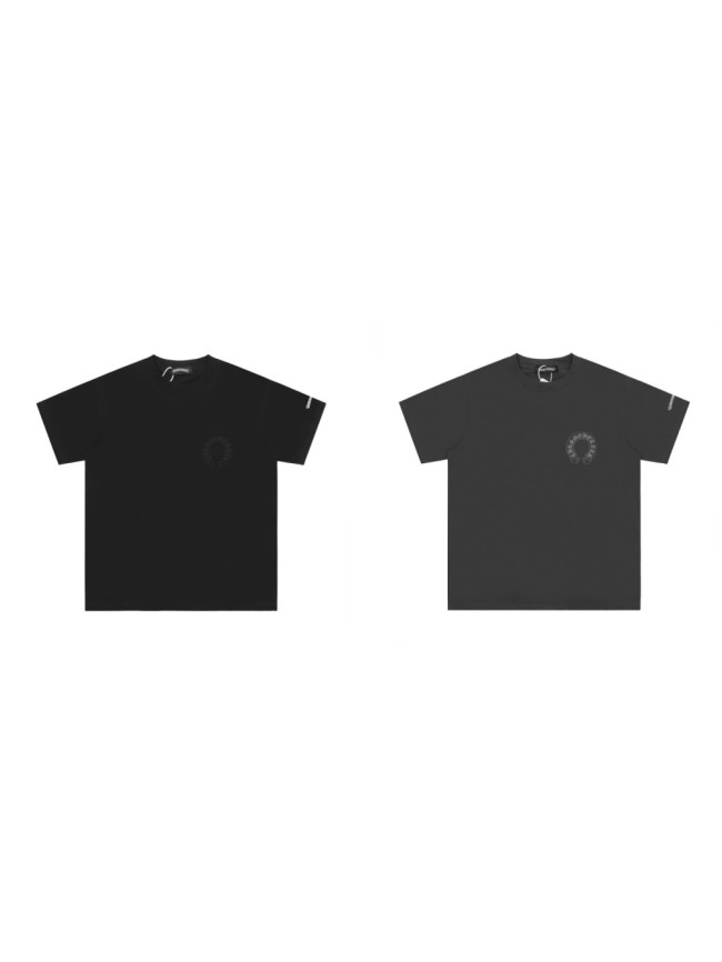 [50% Off]Horseshoe Embroidery tee 2 colors 26025499