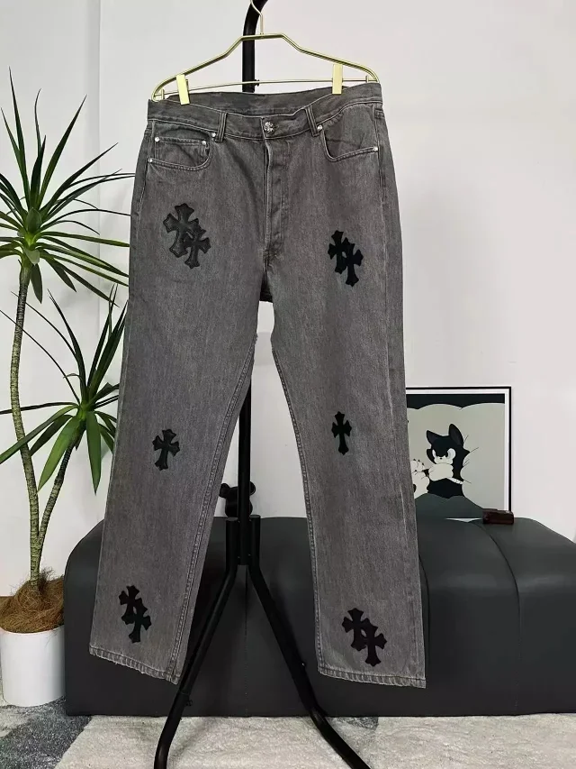1:1 quality version Classic Cross Patch Washed Jeans