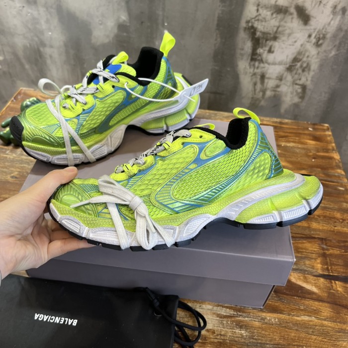 1:1 quality version Lace-up chunky shoes 10 colors
