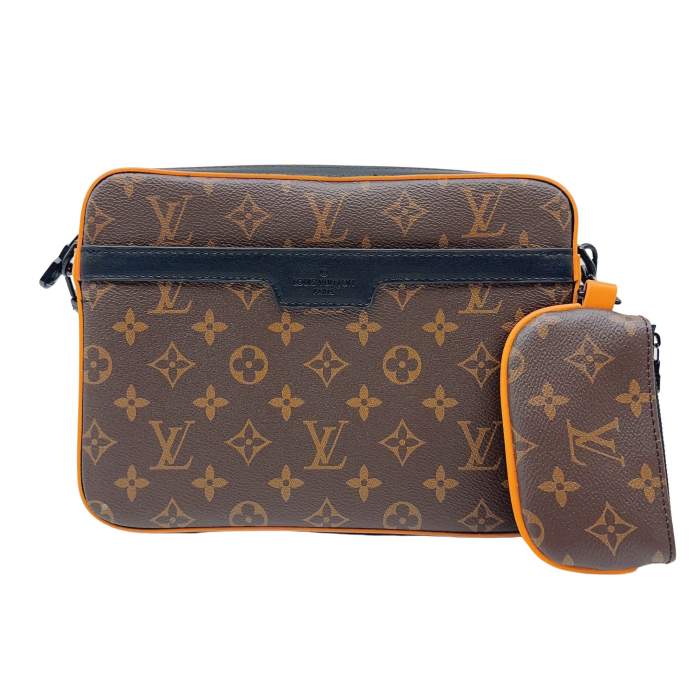 Orange Flower Messenger Bag