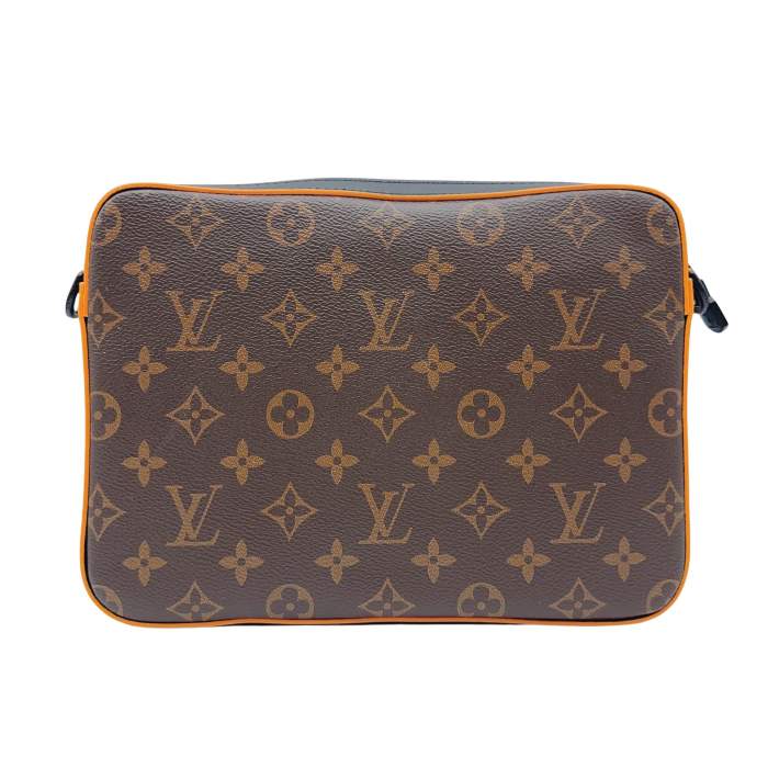 Orange Flower Messenger Bag