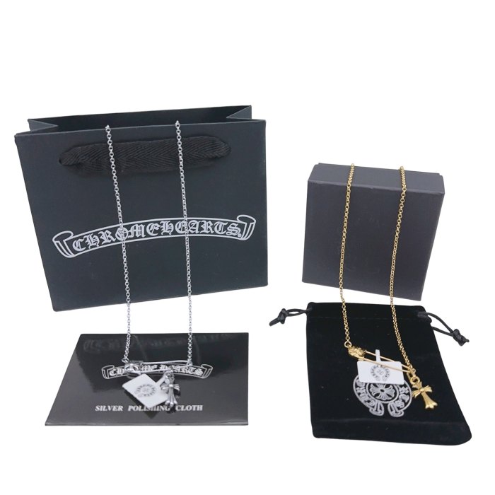 Pin Crucifix Necklace 2 colors