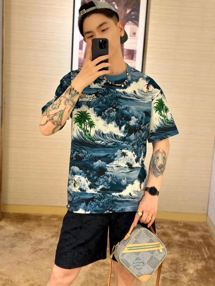 1:1 quality version Island Surf tee