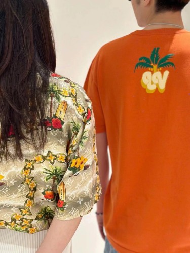 1:1 quality version Coconut Tree Print tee