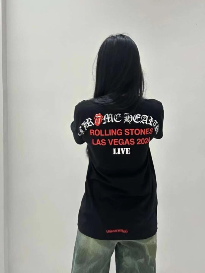 [buy more save more]1:1 quality version RollingStone Las Vegas Red Lips Limited tee 4 colors