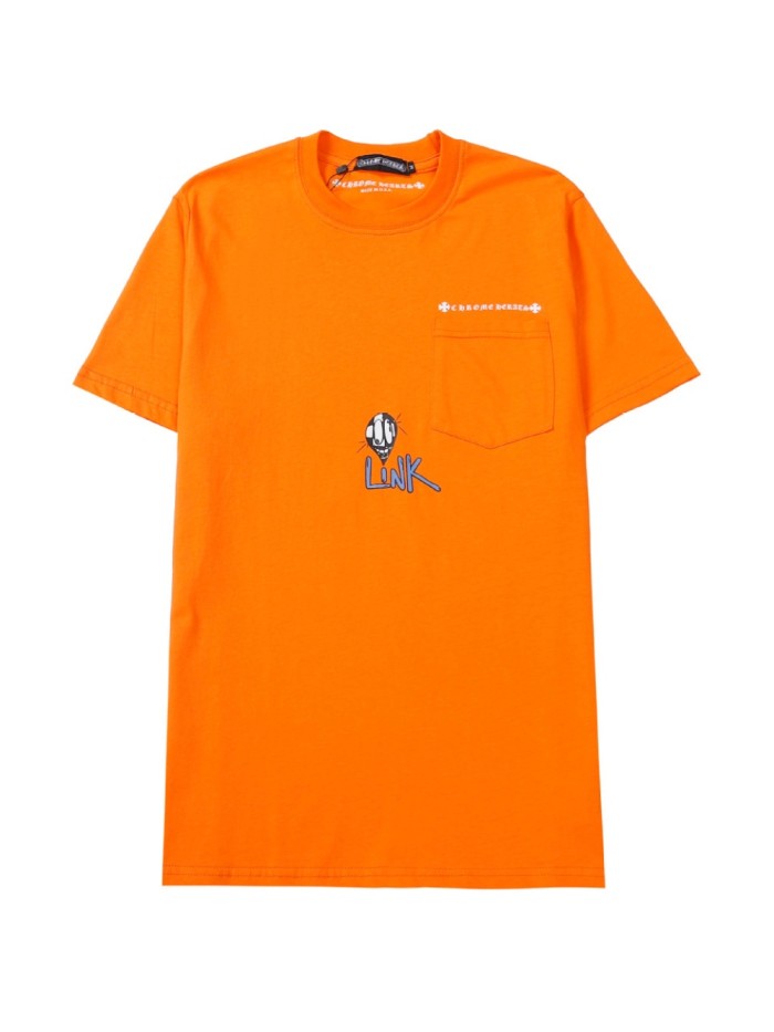 Orange Graffiti Letter Cartoon tee
