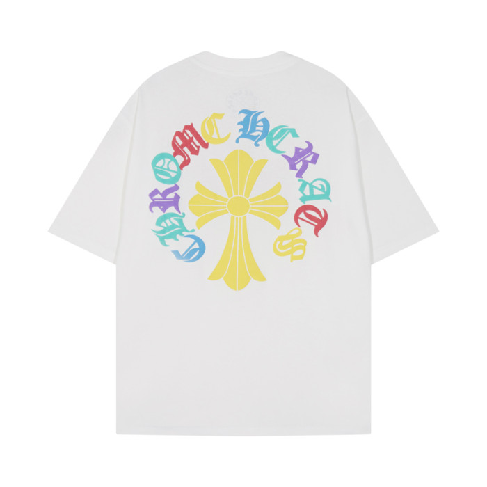 Colorful Sanskrit Cross Print tee 2 colors