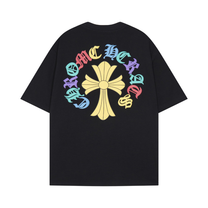 Colorful Sanskrit Cross Print tee 2 colors