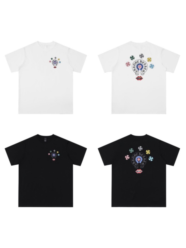 Red Lips Colorful Cross tee 2 colors
