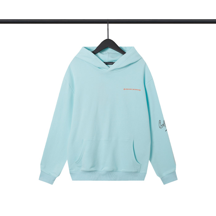 Cartoon Print Hooded Sweatshirt