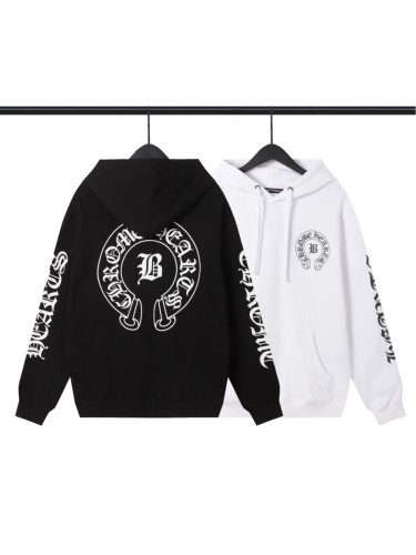  Horseshoe Sanskrit Letter Print Sweatshirt 2 colors