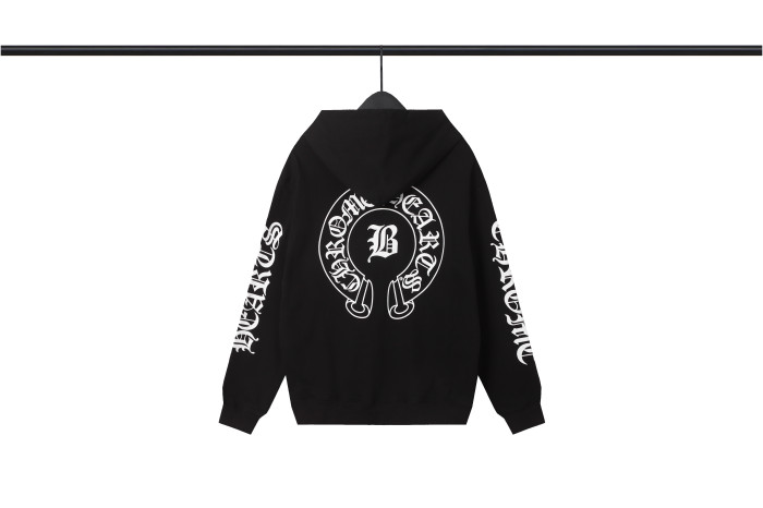  Horseshoe Sanskrit Letter Print Sweatshirt 2 colors