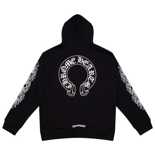  Scroll Logo Minimalist Zipper Hooded Sweatshirt 2 colors