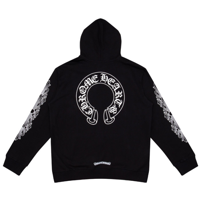  Scroll Logo Minimalist Zipper Hooded Sweatshirt 2 colors