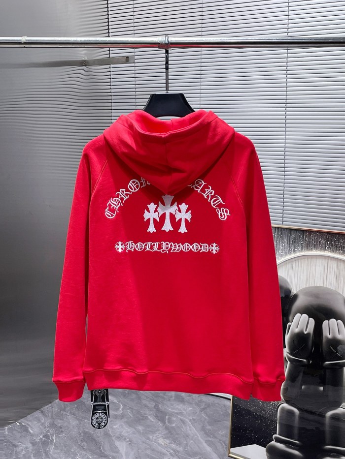  Three Crosses Sanskrit Print Zipper Sweatshirt 2 colors