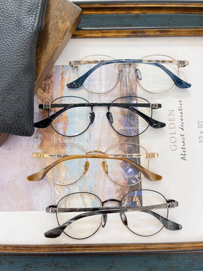 1:1 quality version round frame sword glasses 4 colors