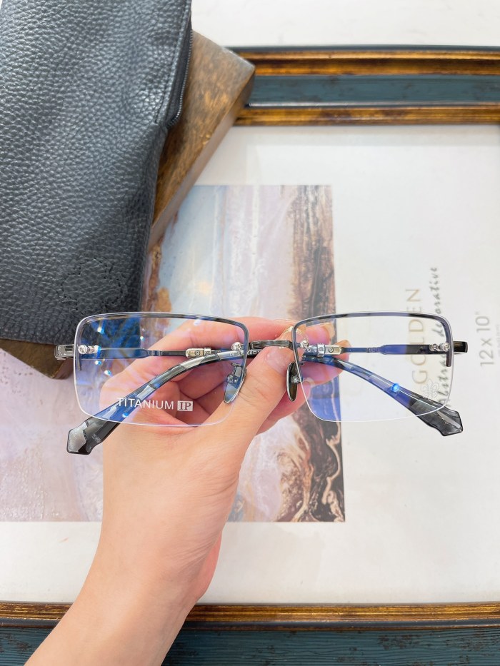 1:1 quality version semi-wrapped rimmed glasses 4 colors