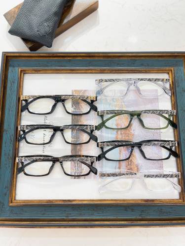 1:1 quality version Glasses with semi-metal temples 7 colors