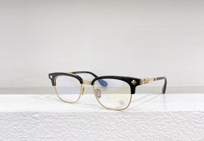 1:1 quality version Semi-metal rimmed glasses 6 colors