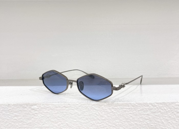 1:1 quality version Diamond shaped metal frame glasses 4 colors