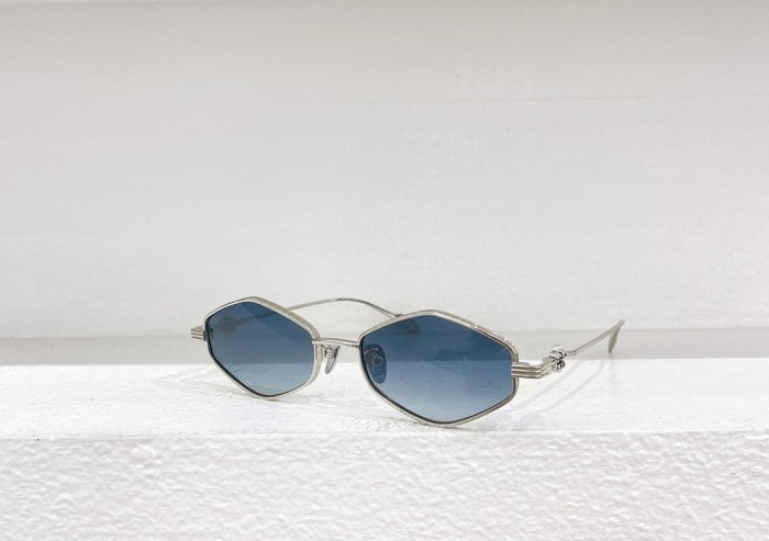 1:1 quality version Diamond shaped metal frame glasses 4 colors