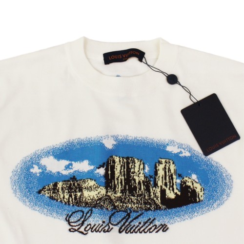 1:1 quality version Western Cowboy Scenic Woolen tee