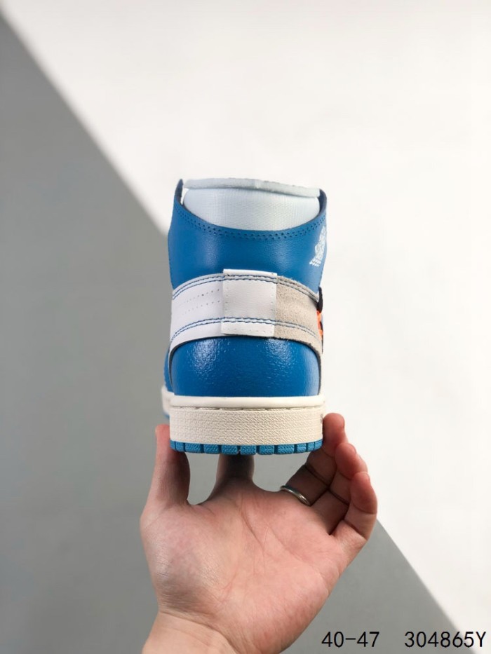 1:1 quality version Generation 1 OW co-branded high-top basketball shoes 3 colors