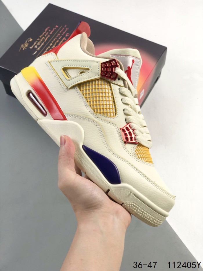 US$ 119.90 - Generation 4 Rainbow Colorblock Basketball Shoes - www ...