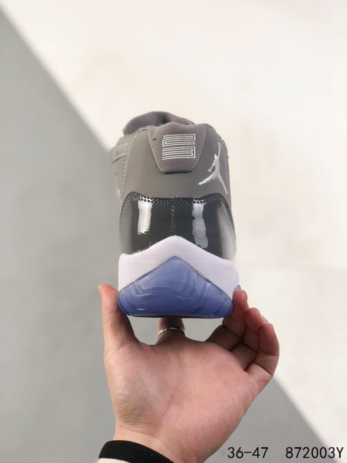 Generation 11 Cool Grey High Top Basketball Shoes