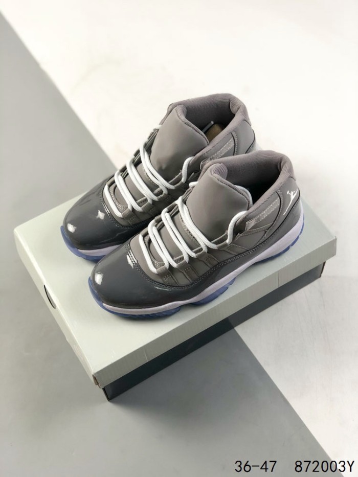 Generation 11 Cool Grey High Top Basketball Shoes