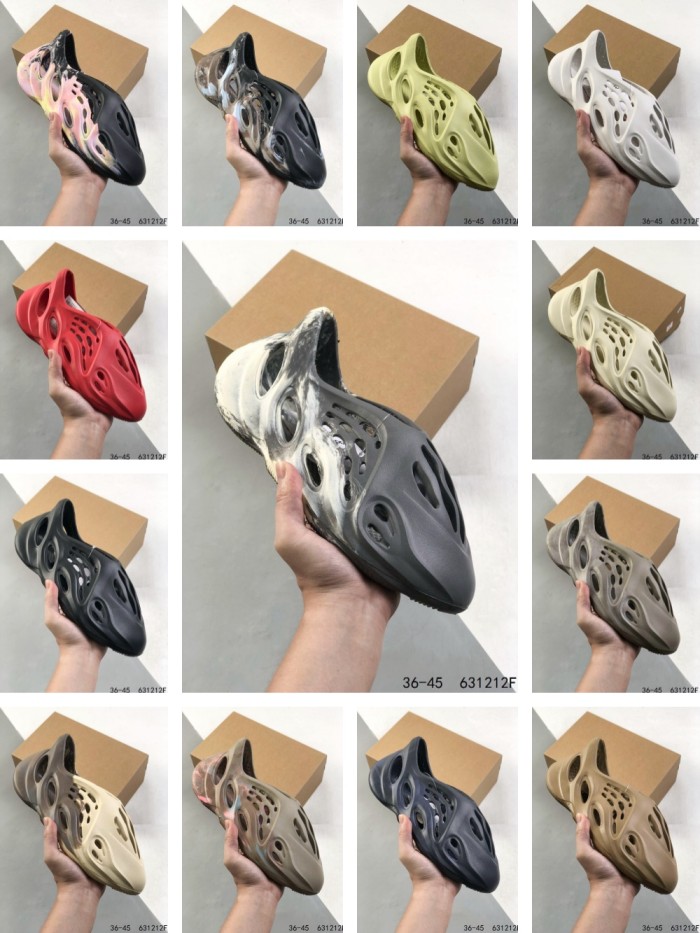 Hollow out thick bottom hole shoes 13 colors