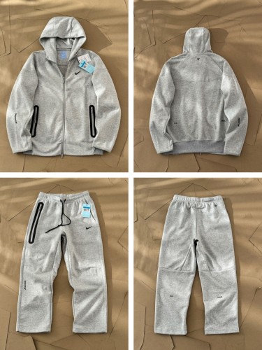 1:1 quality version Logo Printed Solid Color Casual Hoodie& pants set 6 colors