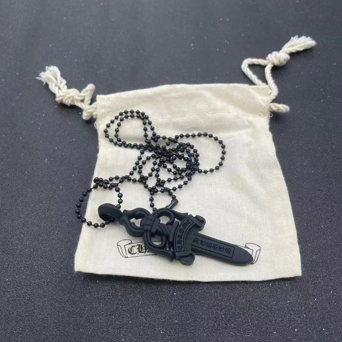 Macaron Multicolor Resin Sword Necklace 7 colors[【with dust bags】