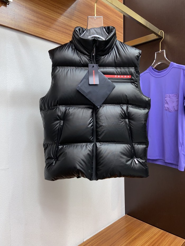 Red Logo Limited Waterproof Down Vest