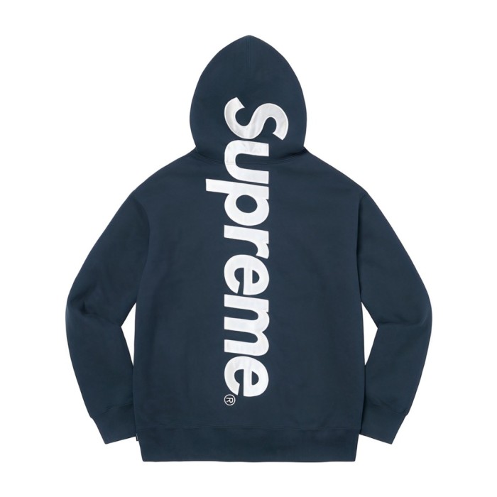 Back patch embroidered large monogrammed logo Hoodie 5 colors