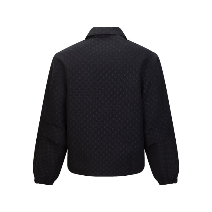 1:1 quality version Logo Printed belted Jacket