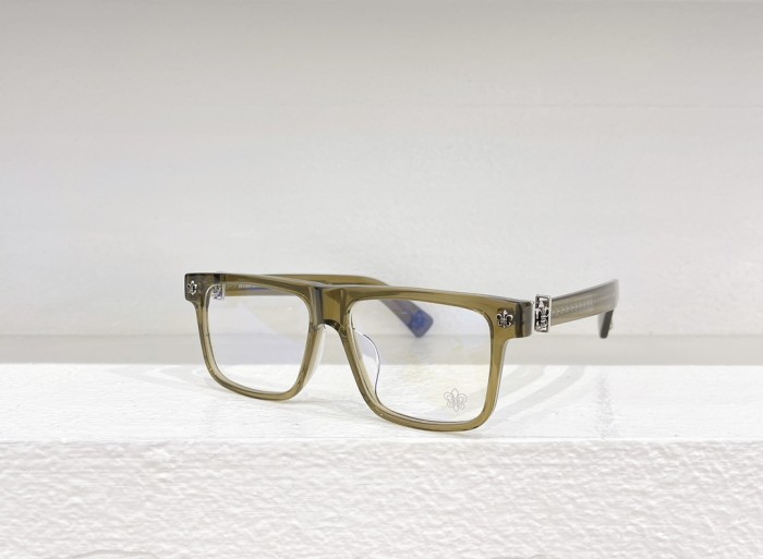 1:1 quality version Square frame temples cross logo glasses 8 colors