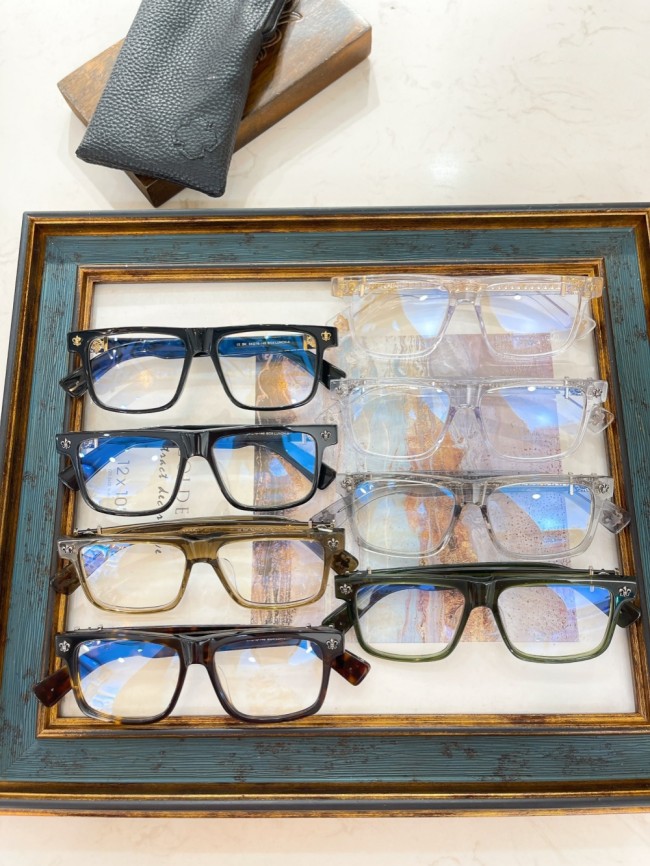1:1 quality version Square frame temples cross logo glasses 8 colors
