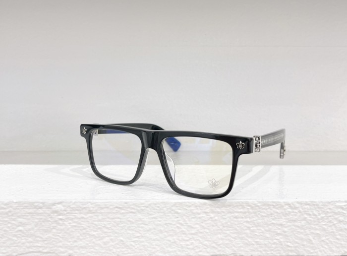 1:1 quality version Square frame temples cross logo glasses 8 colors