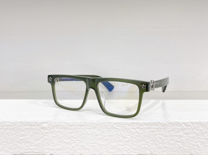 1:1 quality version Square frame temples cross logo glasses 8 colors
