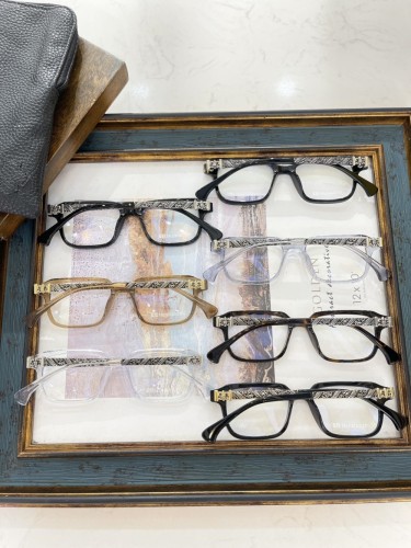 1:1 quality version Dragon pattern carved square frame titanium glasses 7 colors