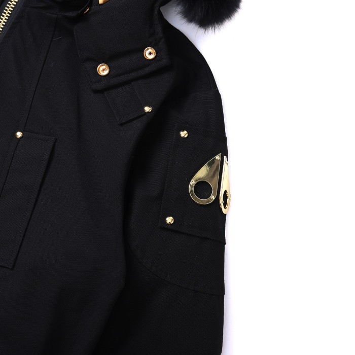 1:1 quality version Golden Scissor Collar Waterproof Warm Down Jacket 2 colors