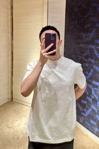 1:1 quality version Chainmail embroidered cotton tee
