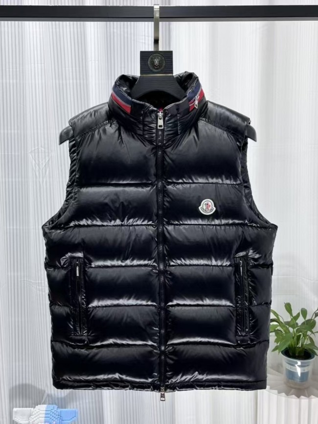 1:1 quality version   Zipper collar Down vests with NFC tag