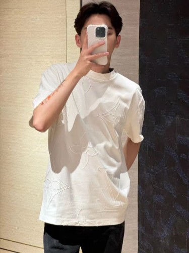 1:1 quality version Chainmail embroidered cotton tee